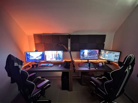 Help: Two people gaming/mic in the same room. .